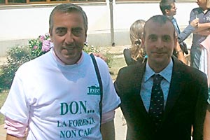 Ramia Osvaldo Ristuccia con l’On. Gasparri