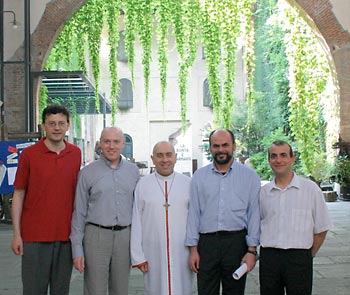 monaci Ramia all’Arsenale della Pace con Swami Roberto monaci Ramia all’Arsenale della Pace con Swami Roberto