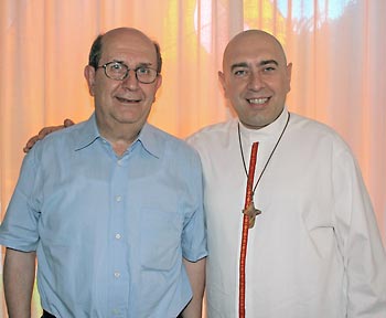 Roberto Casarin con Ernesto Olivero