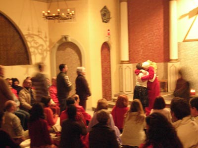L'embrassade de Swami Roberto
