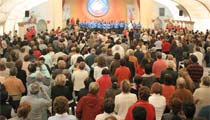 Il darshan di Swami Roberto