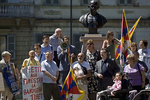 I monaci ramia di Anima Universale al World Tibet Day – Torino