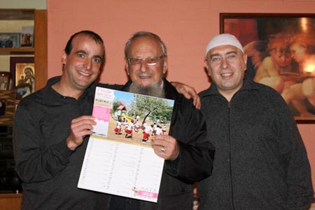 Ramia Osvaldo, Padre Fulgenzio Cortesi e Swami Roberto