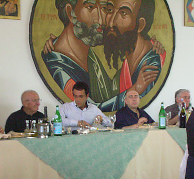 Swami Roberto con Don Pierino a Mulino Silla