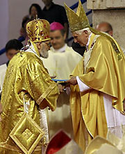 S.B. Gregorios III con S.S. Benedetto XVI