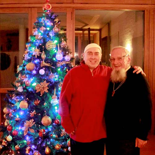 Swami Roberto con Padre Fulgenzio Cortesi Swami Roberto con Padre Fulgenzio Cortesi
