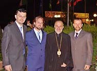 i ramia con S.E. l'Arcivescovo di Damasco