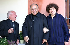 Don Pierino, Mons. Luciano Pacomio e Roberto Casarin