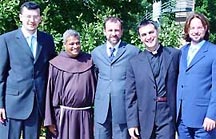 i ramia con Padre Bernard e don Ezio