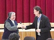 Suor MariaGrazia Caputo avec ramia Mauro