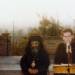 Mons. Vigile, archevêque orthodoxe, dans la place e la petite église de Sassi (Turin), aux pieds de la colline de Superga, où Swami Roberto habitait – 5 novembre 1983