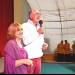 Swami con il Prof. Luciano Roccia, eccellente medico qui in veste di cantante, e Silvana Aliotta famosa cantante dei Circus 2000 – Leinì, 1 novembre 2009