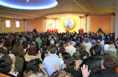 Le darshan de Swami Roberto à Poggiana