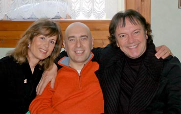 Swami Roberto avec Red et Bea Canzian