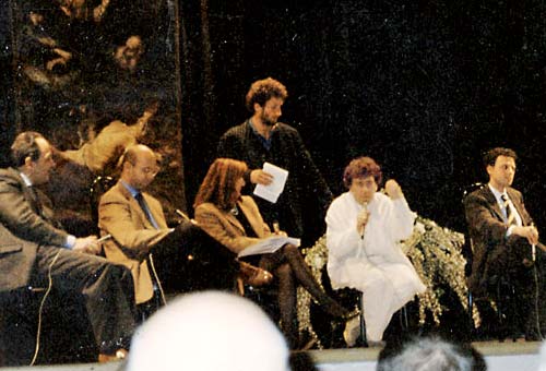 Roberto Casarin ospite di Alberto Custodero ad una conferenza