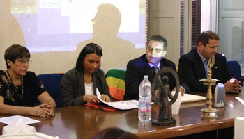 Gabriella Lavorgna, gli Assessori Bonvicini e Brunozzi, il Sindaco Anastasi Gabriella Lavorgna, gli Assessori Bonvicini e Brunozzi, il Sindaco Anastasi