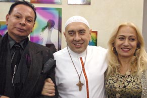Il Conte Federico di Wardal, Swami Roberto e Franca Sebastiani Il Conte Federico di Wardal, Swami Roberto e Franca Sebastiani