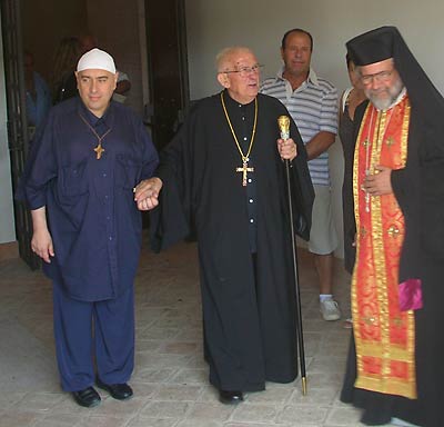 Swami Roberto con Don Pierino Gelmini