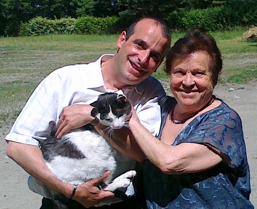 ramia Osvaldo Ristuccia avec sa mère Giovanna et Winnie