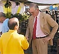 ramia Osvaldo Ristuccia avec l'Ambassadeur d'Italie