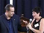 Enzo Decaro con la Dott.ssa Lavorgna
